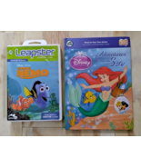 Leap Frog Leapster Finding Nemo Pre-K-K 4-6 Yrs. & Adventures Under The Sea Book - $27.60