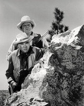 Bonanza 8x10 Photo Dan Blocker Lorne Green hold rifles by rock - £6.24 GBP