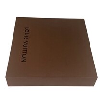 Louis Vuitton Large Brown Gift Box 14.5x13.75x2.75 Storage Packaging Case image 7