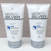 2 pcs x LR Microsilver Plus Anti-Dandruff Shampoo - Pure Silver Anti-Bacterial - £46.58 GBP