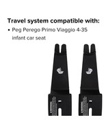 Diono Quantum Stroller Adapter, Compatible with Peg Perego Infant Baby C... - £10.27 GBP