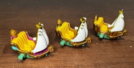 3 Vtg Polly Pocket Disney Magic Kingdom Peter Pan Replacement Boats - £12.15 GBP