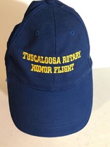 Tuscaloosa Rotary Honor Flight Baseball Hat Cap Blue Adjustable H2 - £6.88 GBP