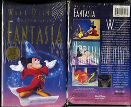 Fantasia Vhs Disney Video 1132 Large Clamshess Case New Sealed - £10.51 GBP