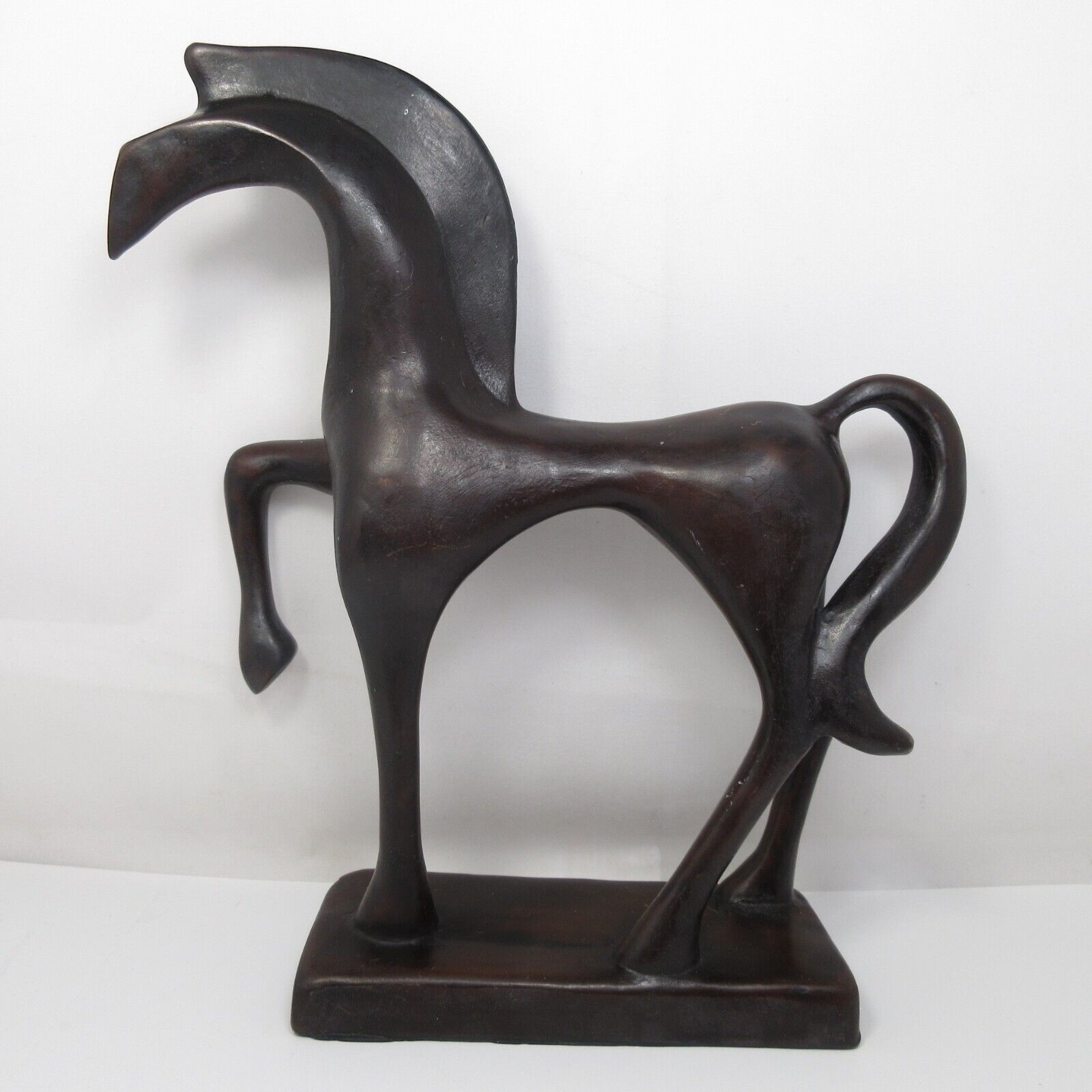 Primary image for Greek Spartan Prancing Horse Sculpture Statue Figurine Trojan