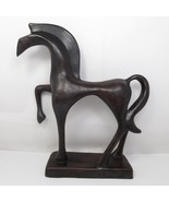 Greek Spartan Prancing Horse Sculpture Statue Figurine Trojan - £27.52 GBP