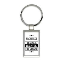 ARCHITECT : Gift Keychain The Man Myth Legend Office Work Christmas - £6.30 GBP