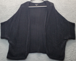 Apt. 9 Cardigan Batwing Sweater Women Size 3X Black Knit Short Sleeve Op... - $18.49