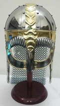 Medieval Norman Viking Armor Helmet -SPECTACLE Armour Helm - £63.82 GBP