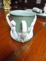 Schafer &amp; Vater Germany Jasperware, hand painted 3 handle child cup cameo[ja6 - £66.02 GBP
