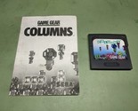 Columns Sega Game Gear Disk and Manual - $6.12