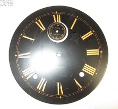 CLOCK DIAL NEW  CLOCK PARTS 8.5 INCH ROMAN BLACK WITH GOLD NUMBERS &quot;PAT ... - $223.58 MXN