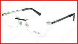 ZILLI Eyeglasses Frame Titanium Acetate Silver Blue France Made ZI 60035 C08 - £651.85 GBP