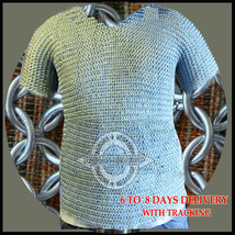 Aluminium Butted Chainmail Shirt Medieval Armour Christmas/HALLOWEEN Gift - £63.35 GBP