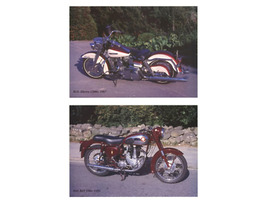 Bundle- 2 Assorted Forlag Hakan Eriksson Classic Motorcycle Posters - £77.90 GBP