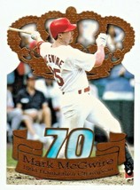 Mark McGwire 1998 Pacific Home Run Champion Card #1 St. Louis Cardinals  - £5.39 GBP