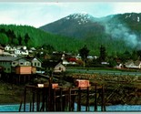 Ferry Porto E Vista Da Acqua Wrangell Alaska Ak Unp Non Usato Cromo Post... - $5.08