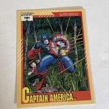 Captain America Trading Card Marvel Comics 1990 #54 - $1.97
