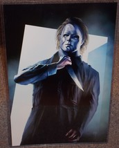 Michael Myers Horror Glossy Art Print 11 x 17 In Hard Plastic Sleeve - £19.97 GBP
