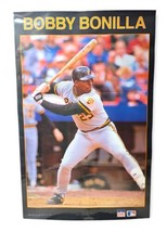 Bobby Bonilla 1990 Pittsburgh Pirates Poster Vintage Original Starline MLB 22x34 - £29.30 GBP