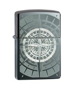 Zippo Windproof Lighter Black Ice Compass - $86.95 CAD