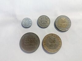 Portugal Coin Lot – Pre-Euro Escudo Set 10 Centavos to 200 Escudos 1950–... - $6.90 CAD