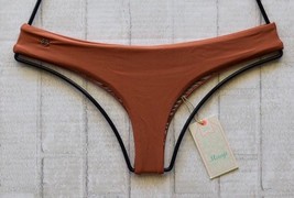 Maaji Swimwear Shimmering Chestnut Sublime Chi Chi Cut Bikini Bottom (L) Nwt - £42.46 GBP