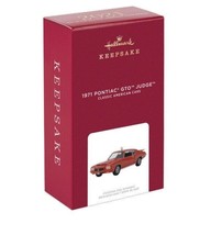 HALLMARK 2021 CLASSIC AMERICAN CARS, 1971 PONTIAC GTO JUDGE Keepsake ORN... - £10.40 GBP