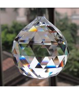 Crystal Hanging Chandelier Pendant Suncatcher Faceted Prism Glass Lamp 2... - £18.68 GBP