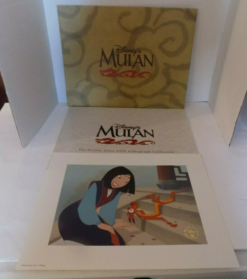 Primary image for Disney's Mulan Commemorative Lithograph 1999 Collection