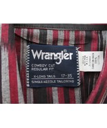 READ* Vtg Wrangler Striped Multicolor Cowboy Cut Reg Fit X-Long Tails Me... - $795.36 MXN