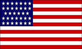 American Flag 34 Stars (1861-1863) - 3x5 Ft - £16.07 GBP