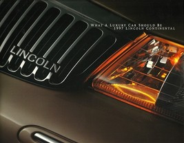 1997 Lincoln CONTINENTAL sales brochure catalog US 97 - £6.32 GBP