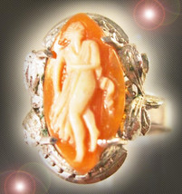  Haunted Edwardian Ring Flowing Good Fortune Extreme Magick Illuminated World - £177.63 GBP