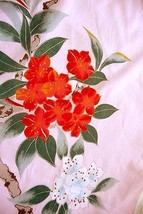 2 Hand Painted Hand Drawn Scarves from 1970s Mainland China - £34.45 GBP