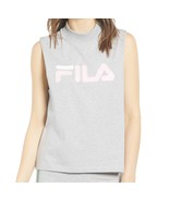 Fila Womens Activewear Helena Logo Sleeveless T-Shirt,Grey,Large - £23.46 GBP
