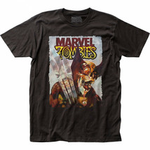 Marvel Zombies Comic Cover Wolverine vs. Hulk T-Shirt Black - £25.96 GBP+
