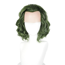 Joker Wig for Men Short Green Wig Synthetic Straight Wig for Adult Hallo... - $26.17