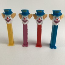 Pez Candy Dispenser 4pc Lot Circus Clown Peter Pez Bozo Container Vintage 70s  - $29.65