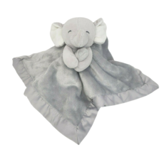 Carter&#39;s Baby Gray Elephant Security Blanket Stuffed Animal Toy Plush Lovey 2016 - £44.09 GBP