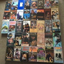 Lot of 38 VHS Tapes - Feature Films For Families - Vintage Classic Family Movies - £30.22 GBP