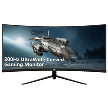 Z-Edge 30-Inch Curved Gaming Monitor, 200Hz Refresh Rate, 21:9 2560X1080 Ultra W - £263.77 GBP