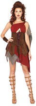 Leg Avenue Women&#39;s 3 Piece Deadly Huntress Costume, Brown, Small - £105.98 GBP