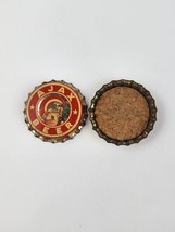 Pair (2) of Vintage Ajax Beer bottle cap cork back Grade A - £9.51 GBP