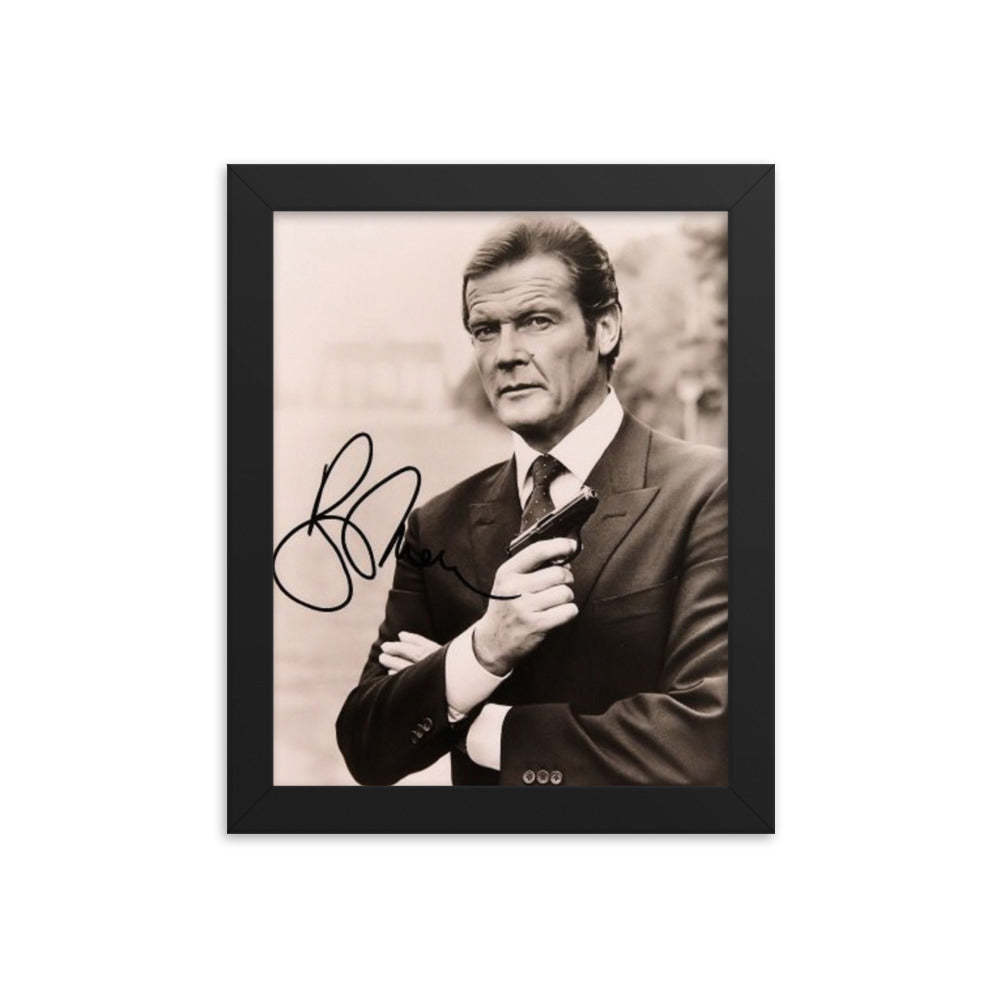 Primary image for Roger Moore signed movie still photo Reprint