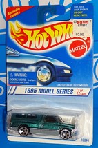 Hot Wheels 1995 Model Series 7/12 #348 Dodge RAM 1500 Green w/ 5DOTs - £5.59 GBP
