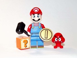 Mario The Super Mario Bros Custom Minifigure From US - $6.00