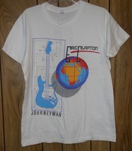 Eric Clapton Concert Tour T Shirt Vintage 1990 Journeyman Single Stitche... - £102.21 GBP