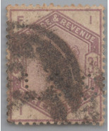 ZAYIX Great Britain 102 used 3p Lilac Victoria &quot;L &amp; S&quot; perfin 103022S40 - $50.00
