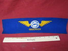 Rare Original WWII Vintage US Army Air Force Observer Armband #2 - £31.13 GBP